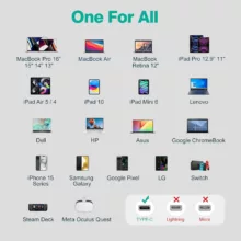 کابل USB-C نیبیوا مدل Fast Charge 240 Watt طول 2 متر