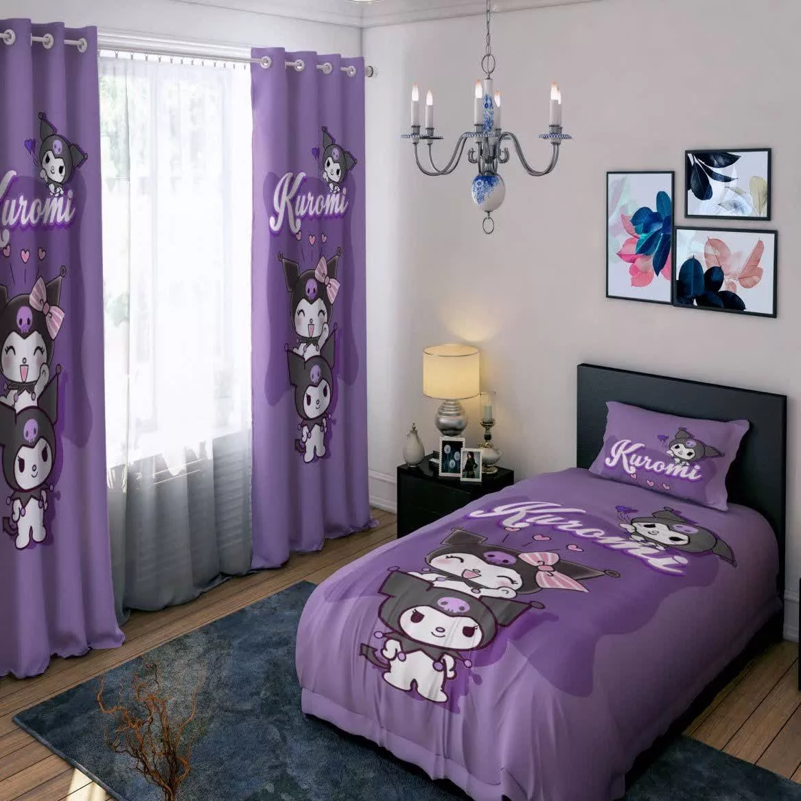 سرویس روتختی مدل کرومی یک نفره 4 تکه