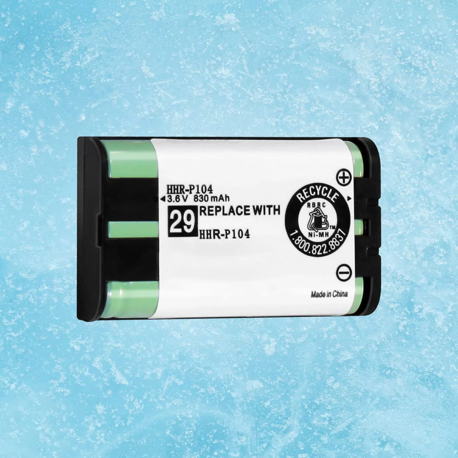 باتری تلفن بی سیم پاناسونیک مدل P104 بسته 6 عددی