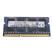 رم لپ تاپ DDR3 تک کاناله 12800s مگاهرتز CL11 اسکای هاینیکس مدل PC3 ظرفیت 4 گیگابایت