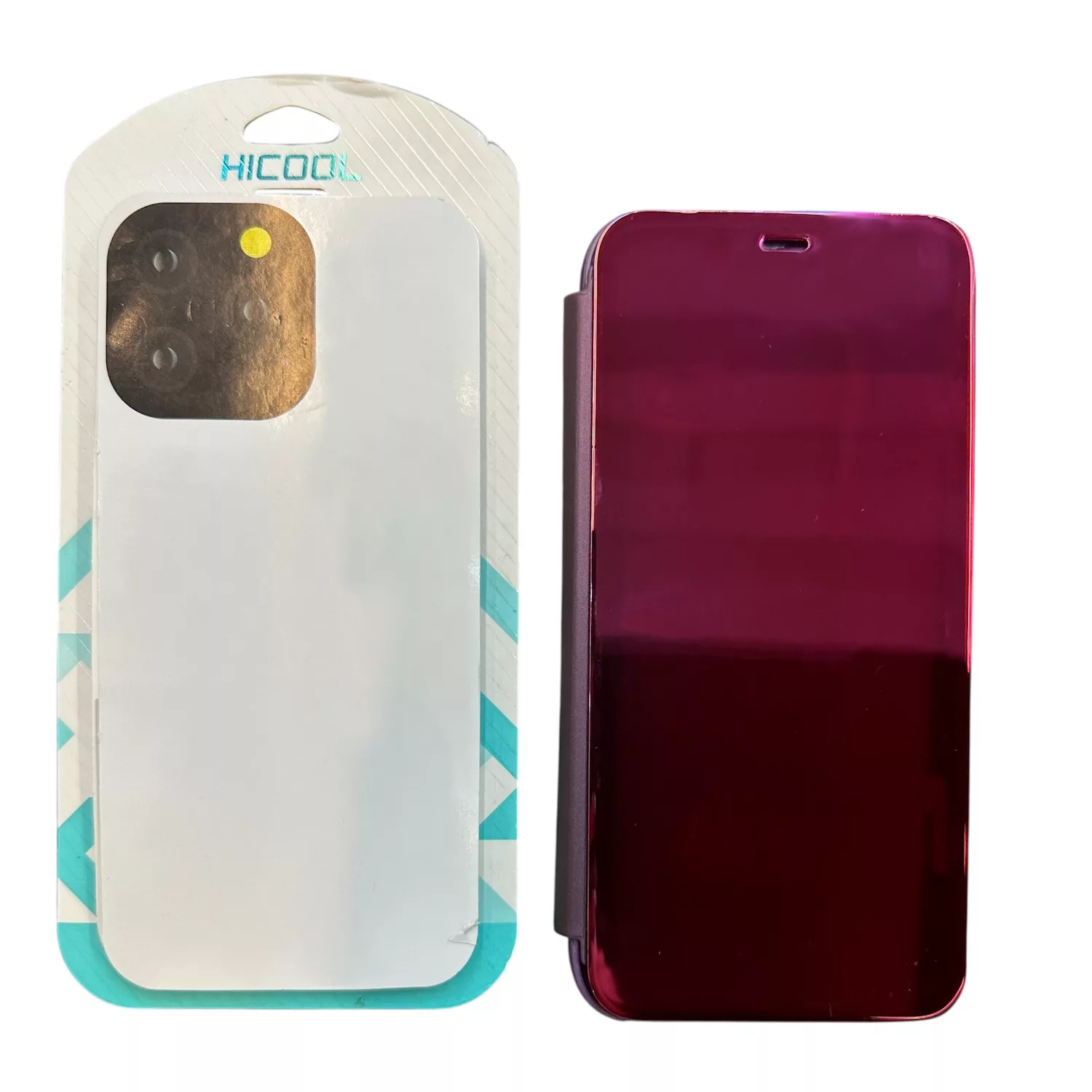 کیف کلاسوری هایکول مدل آینه ای کتابی مناسب برای گوشی سامسونگ Galaxy S22 Ultra