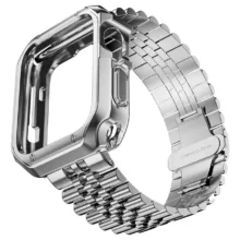 بند اسپریگ مدل 5RLX مناسب برای اپل واچ سری Se/1/2/3/4/5/6/7/8/9 سایز 42/44/45 میلی متری به همراه کاور