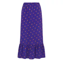 دامن چین‌دار زنانه مدل نخی گلدار