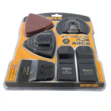 لوازم جانبی ابزار همه کاره اینکو مدل AKTMT1502-15-pcs/set مجموعه 15 عددی
