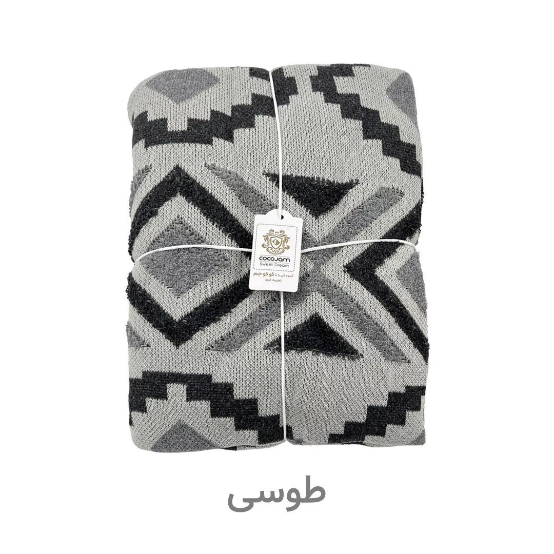 شال مبل و تخت کوکو جم مدل پانچ سایز 170x140 سانتیمتر