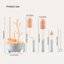 برس شیشه شوی مدل نهال مجموعه 8 عددی