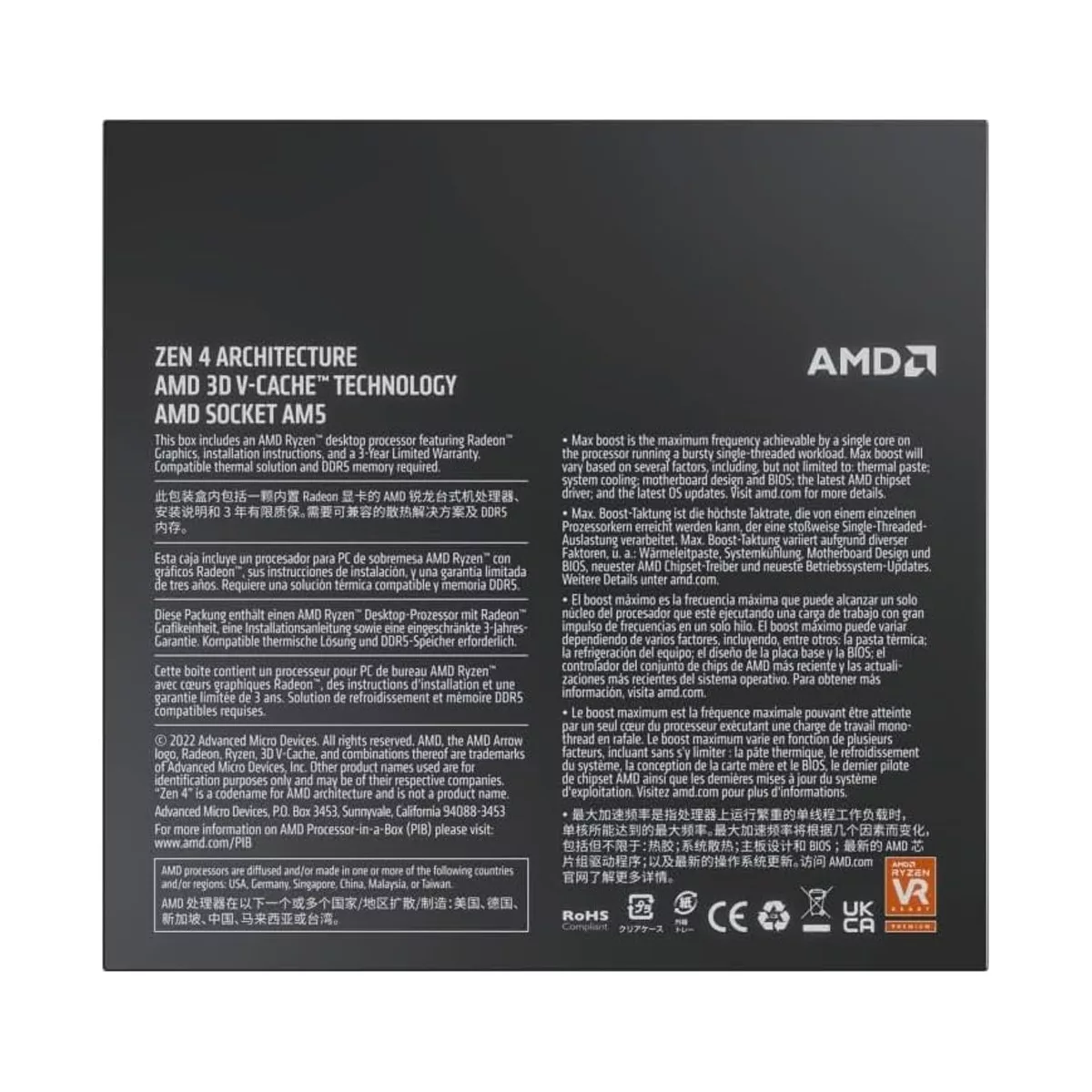پردازنده ای ام دی مدل Ryzen 9 7950X3D - Box