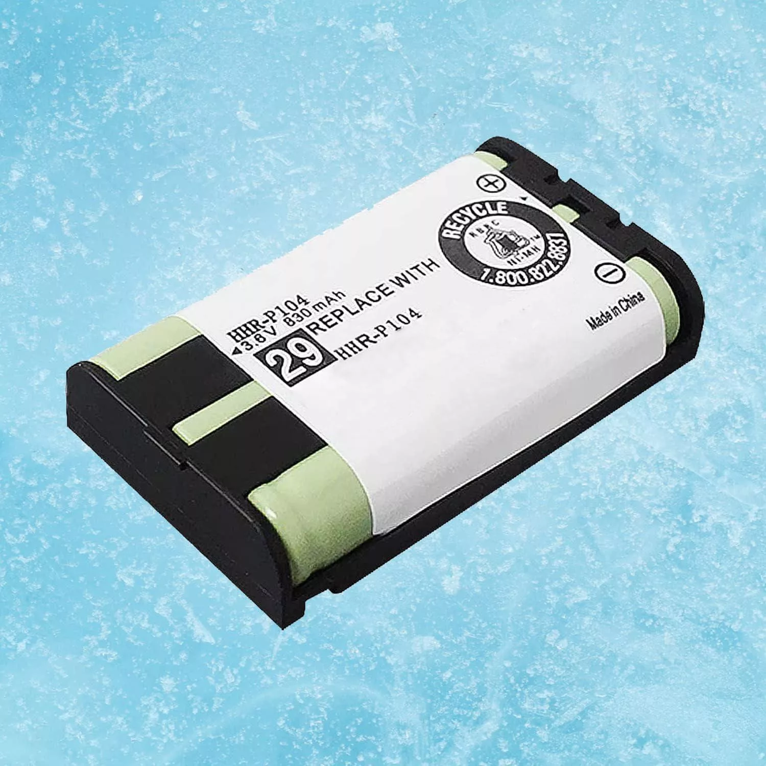 باتری تلفن بی سیم پاناسونیک مدل P104 بسته 6 عددی