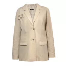 کت زنانه مدل Crm-963-lin رنگ کرم