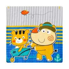 روکش لحاف مایکروفایبر آدنو مدل Best friend کد MC17 یک نفره سایز 220x160 سانتی‌متر