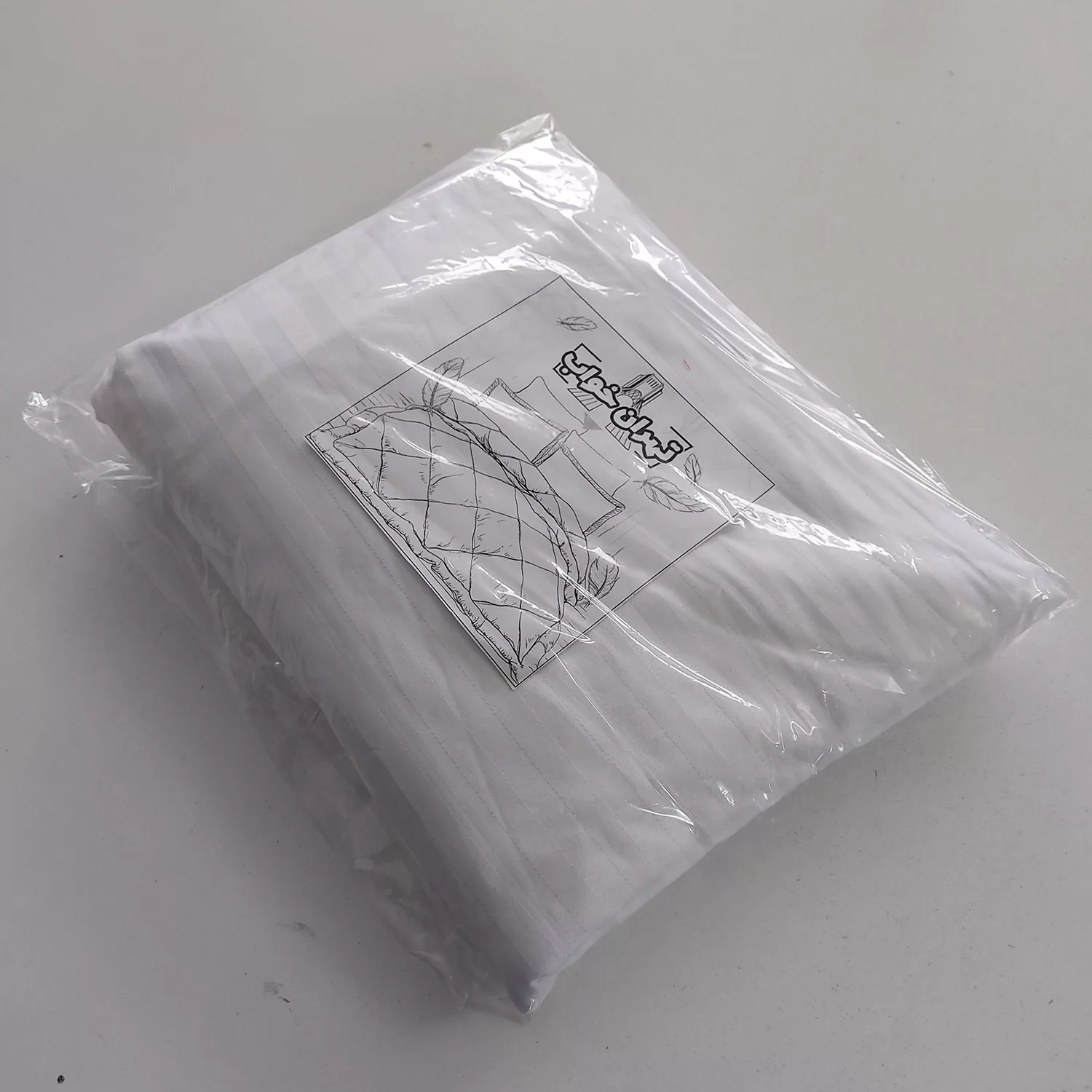 ملحفه تهران خواب مدل هتلی دو نفره سایز 180x200 سانتی متر