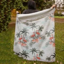 شال مبل مدل فلامینگو ها کد H2SH1005 سایز 100x180 سانتی متر