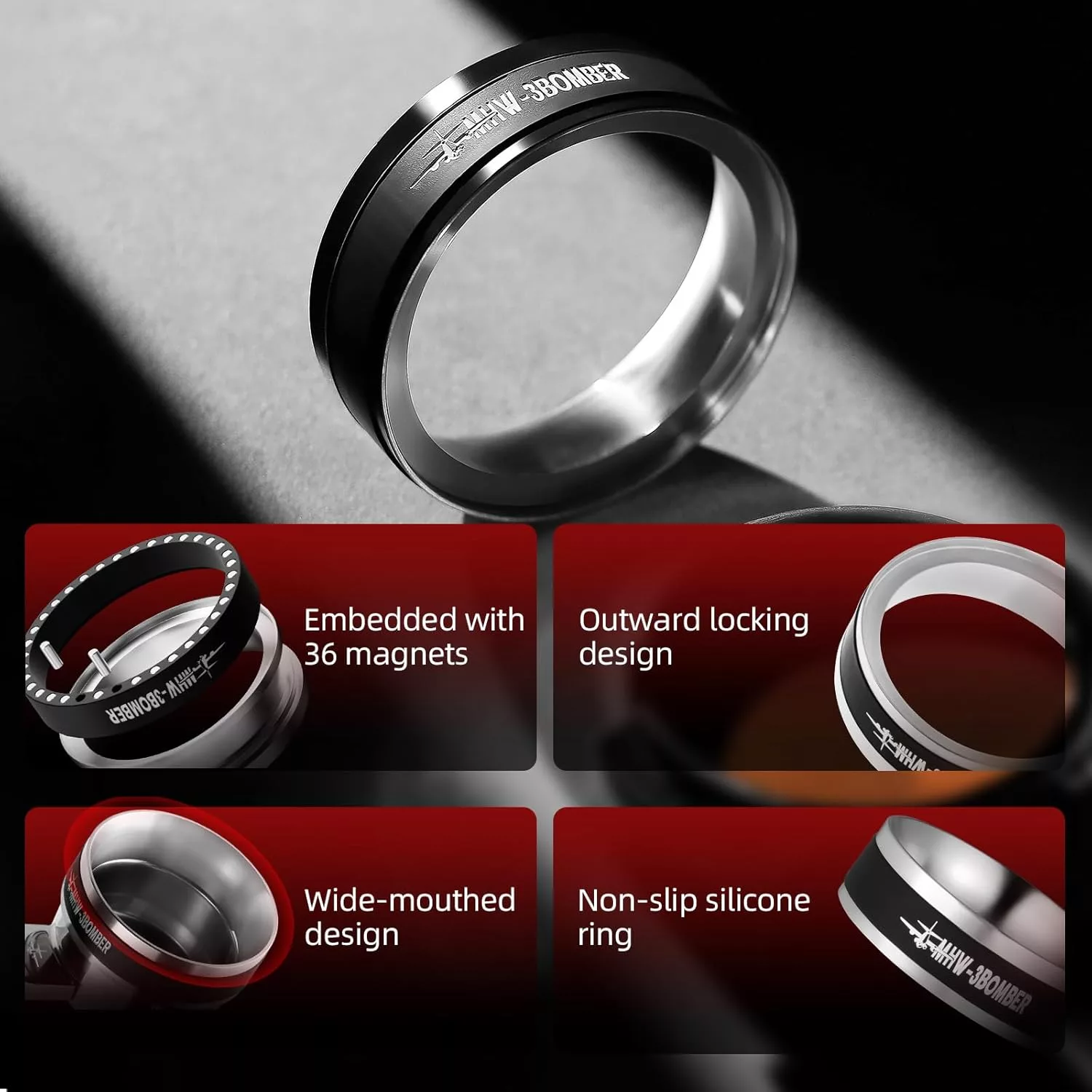 فانل اسپرسوساز ام اچ دبلیو تری بمبر مدل YU Series Magnetic Dosing Ring