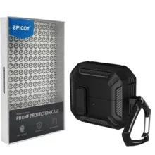 کاور اپیکوی مدل EggShell Carbon مناسب برای هدفون سامسونگ Galaxy Buds 3 / 3 Pro به همراه آویز