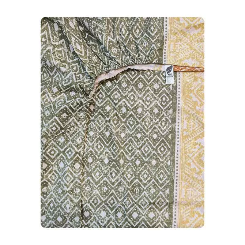 ملحفه نخی آدنو مدل آرین کد IR208 دونفره سایز 140x200 سانتی متر