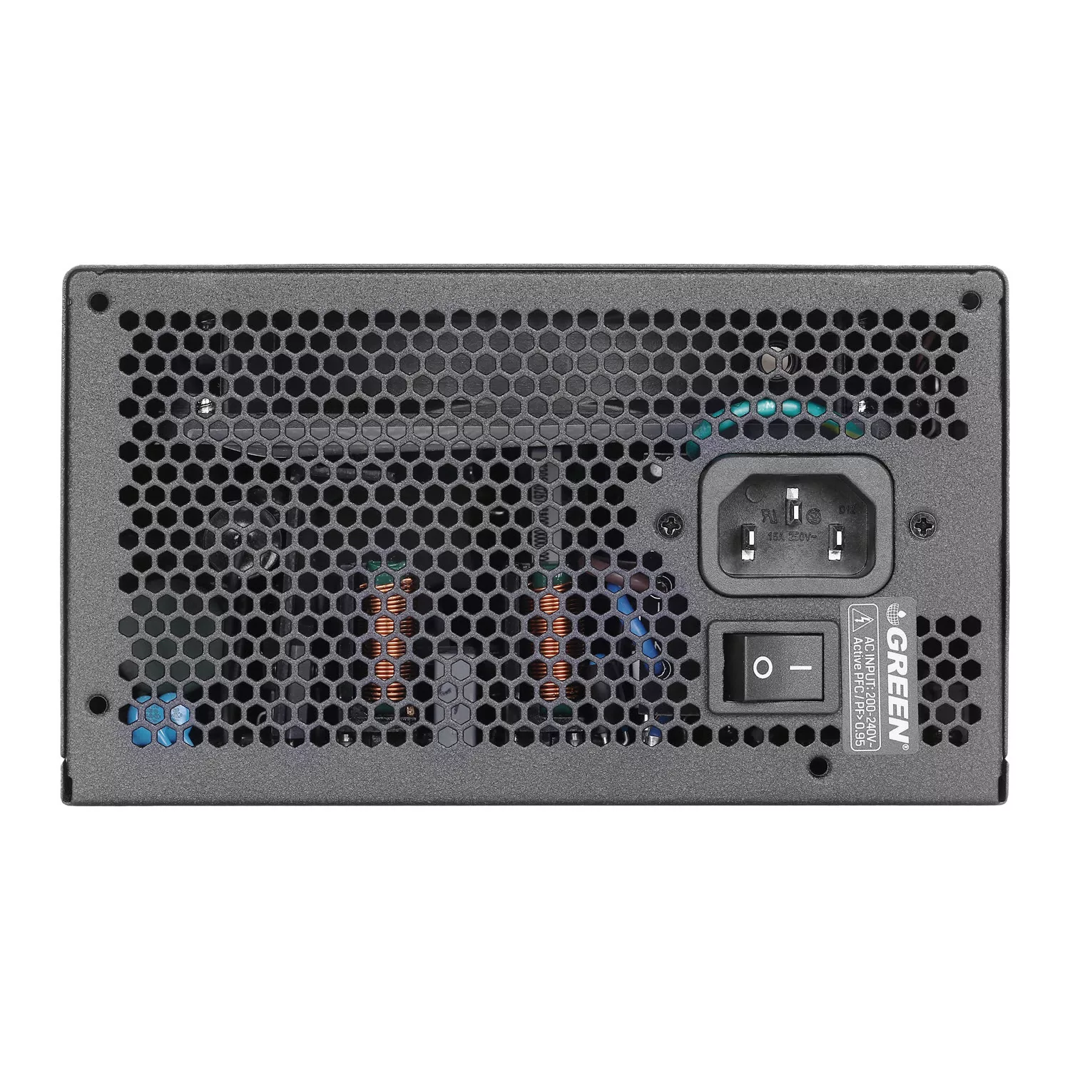 منبع تغذیه کامپیوتر 600W وات گرین مدل GP600A-UK EVO V3.1 (ATX 3.1)