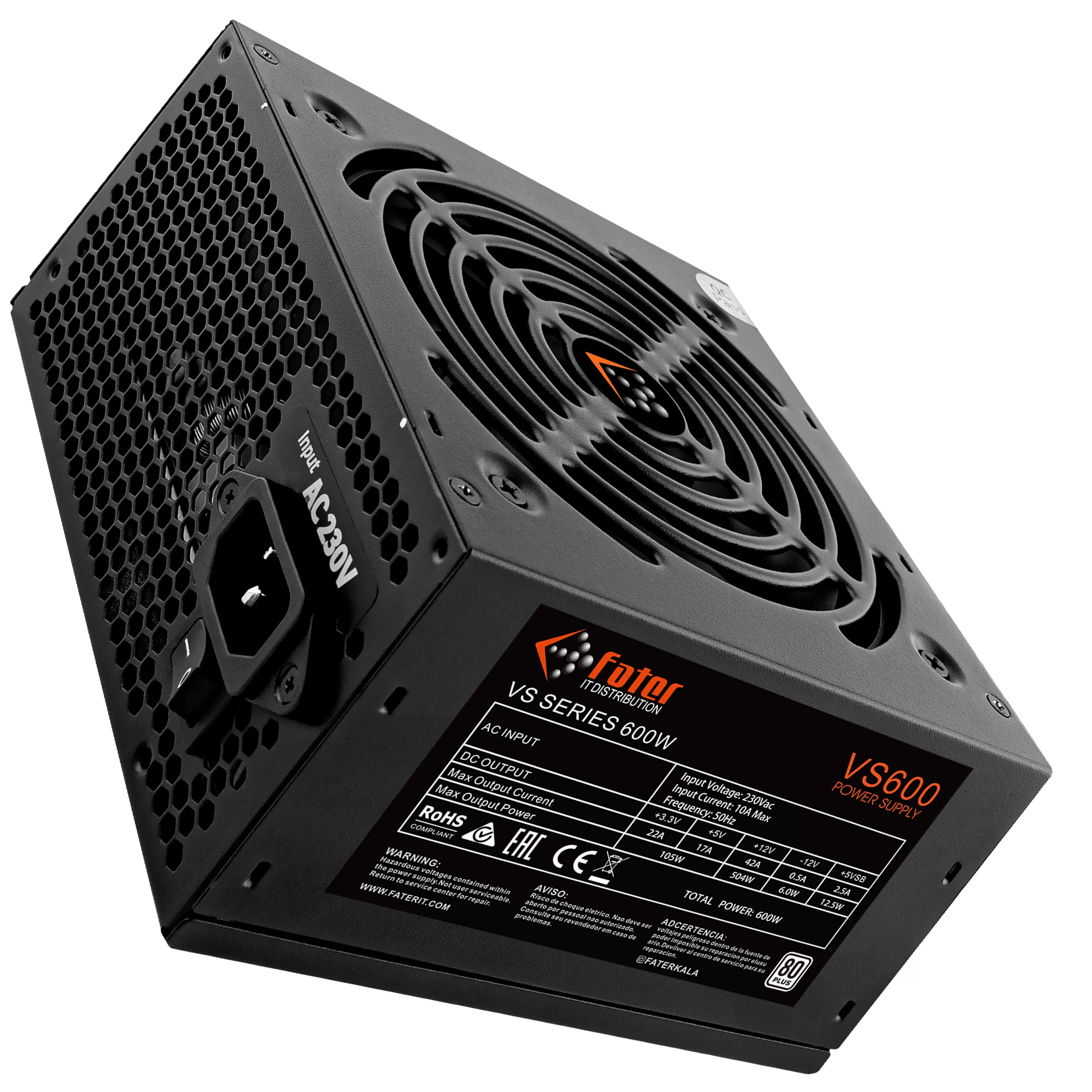 منبع تغذیه کامپیوتر فاطر مدل VS600