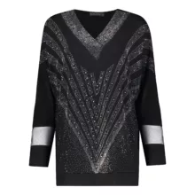 تونیک آستین بلند زنانه مدل نگین دار 67