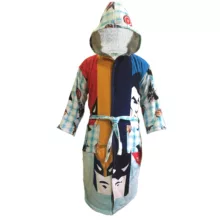 حوله پالتویی کودک آتنا مدل بتمن سوپرمن سایز 80