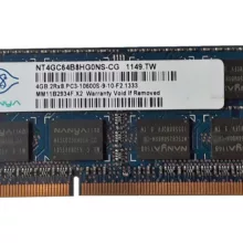 رم لپ تاپ نانیا مدل 1333 DDR3 PC3 10600s MHz ظرفیت 4گیگابایت