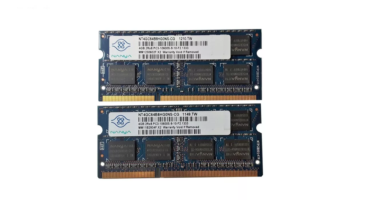 رم لپ تاپ نانیا مدل 1333 DDR3 PC3 10600s MHz ظرفیت 4گیگابایت