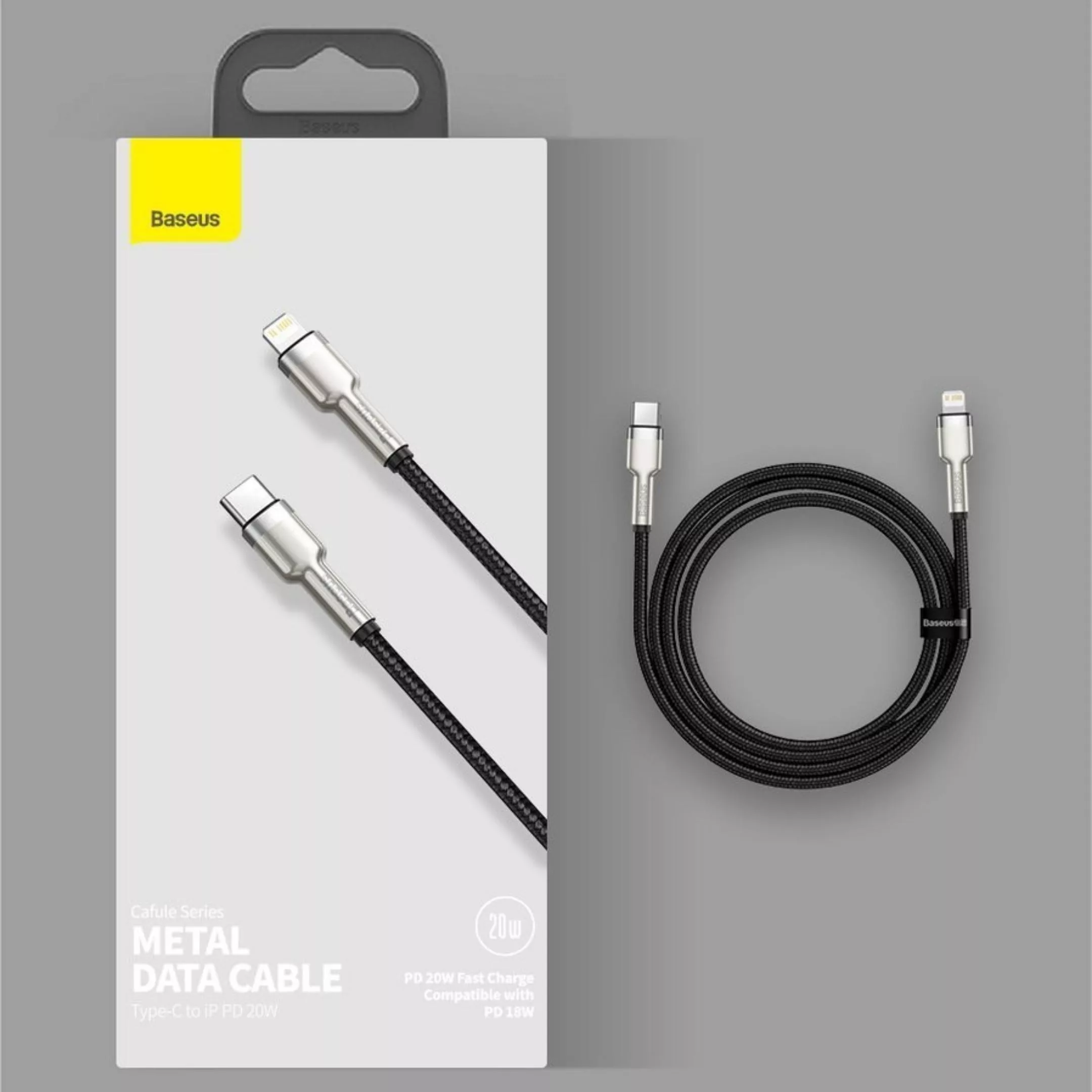 کابل تبدیل لایتنینگ به USB-C باسئوس مدل CATLIJK طول 2 متر