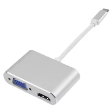 مبدل USB-C به HDMI/VGA مدل S-1606