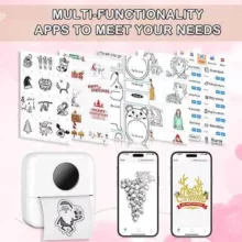 مینی پرینتر حرارتی ناب سل مدل پرتابل شارژی کد Nab-1