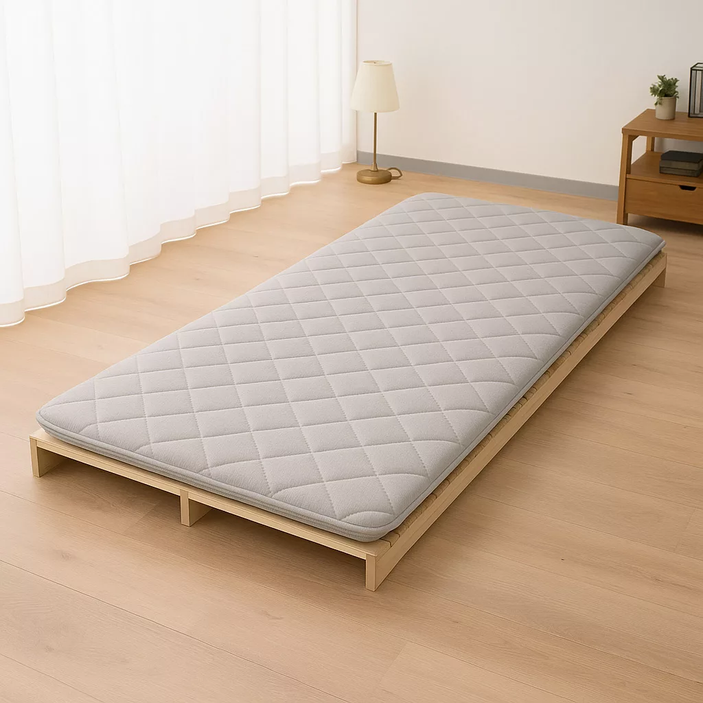 تشک مهمان پرارین مدل ساده دولایه 1 نفره سایز 95*195 سانتی متر