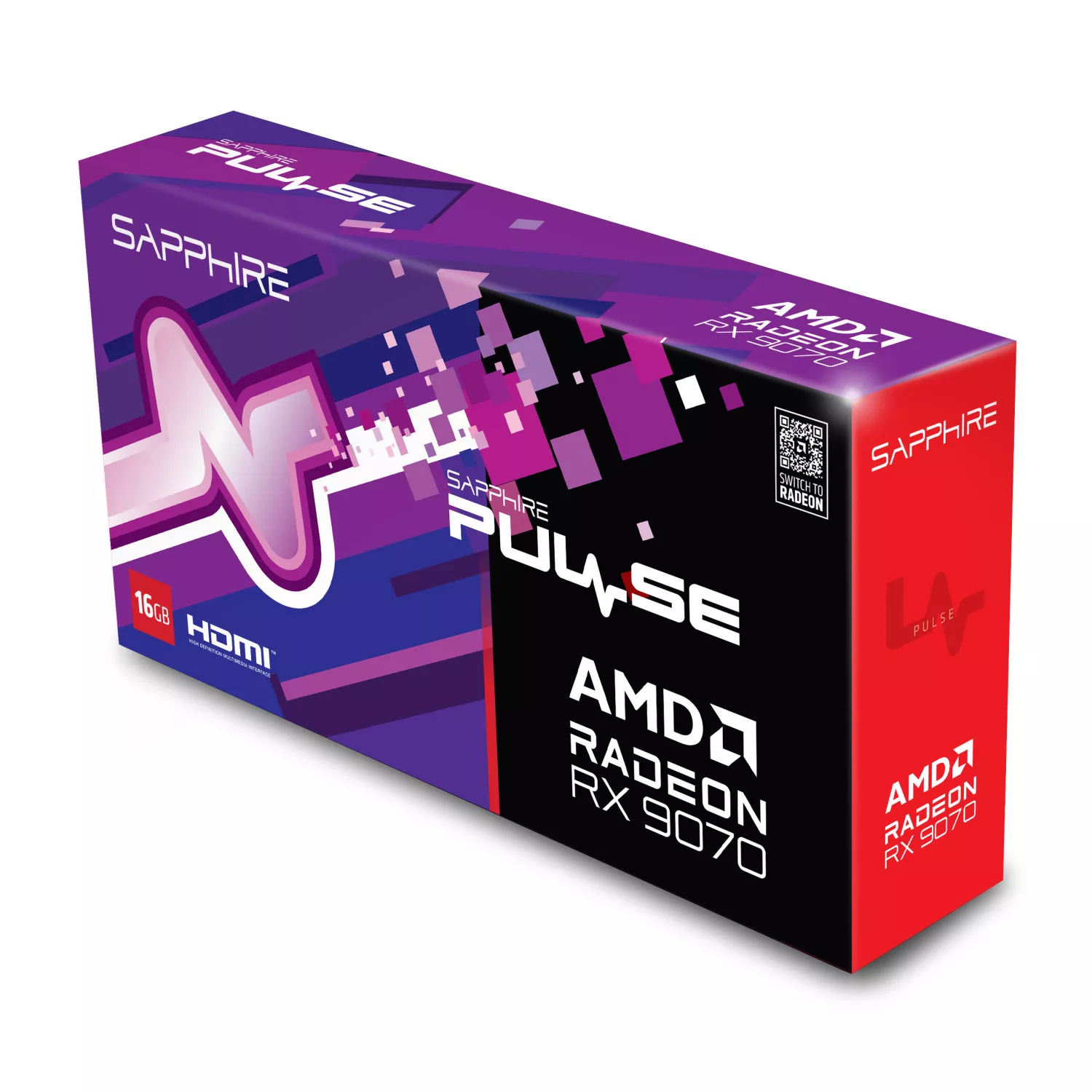 کارت گرافیک مبتنی بر AMD سافایر مدل PULSE RX 9070 16GB