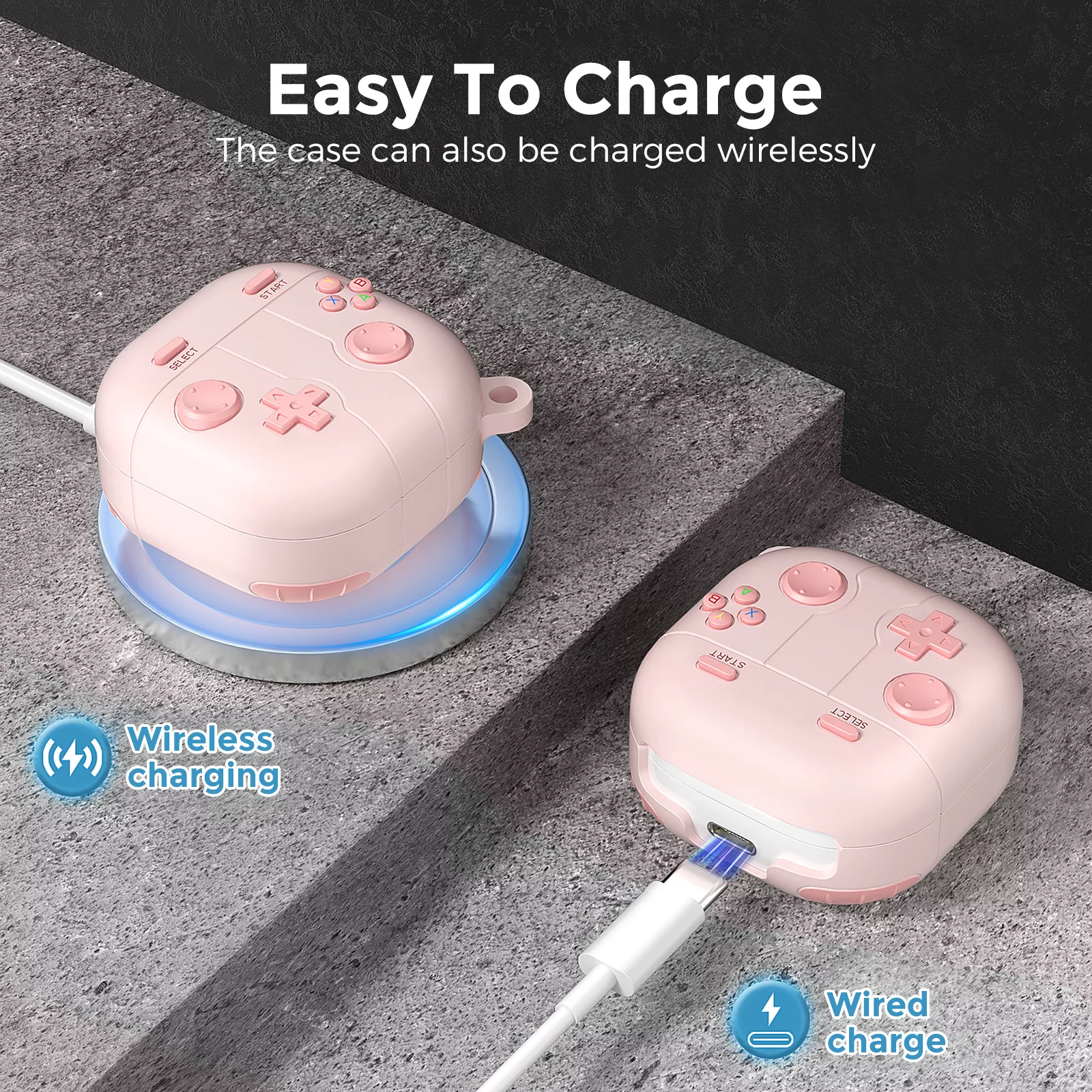 کاور هندزفری آهااستایل مدل LC13 مناسب برای کیس هدفون سامسونگ Galaxy Buds Live / Buds Pro / Buds 2 / Buds2 Pro / Buds Fe