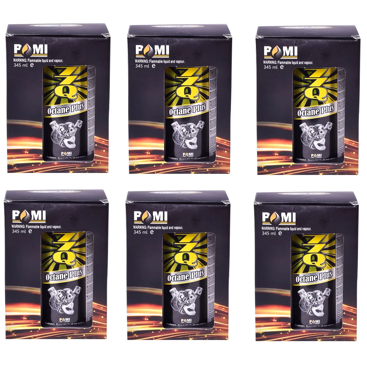 اکتان بوستر خودرو اکتان پلاس مدل Q77 حجم 345 میلی لیتر بسته 6 عددی