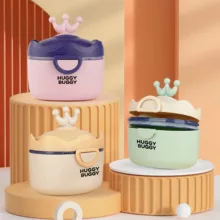 ظرف نگهدارنده شیرخشک کودک هاگی باگی مدل تاج