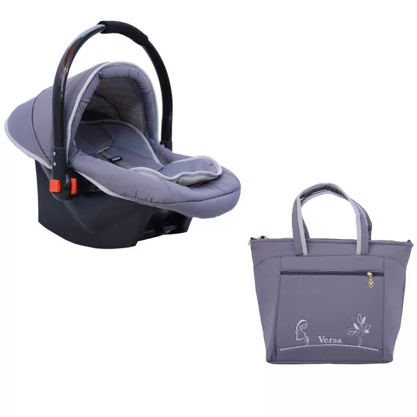 ست کالسکه و کریر مدل درختی کد 1089 به همراه روروئک و ساک لوازم کودک