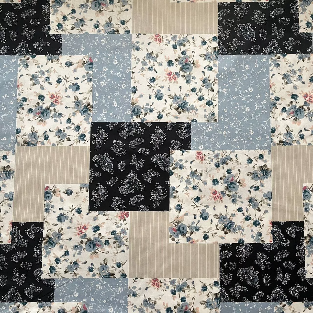 ملحفه پنبه مدل کشدار کد LS5058 دونفره سایز 160×200 سانتی متر