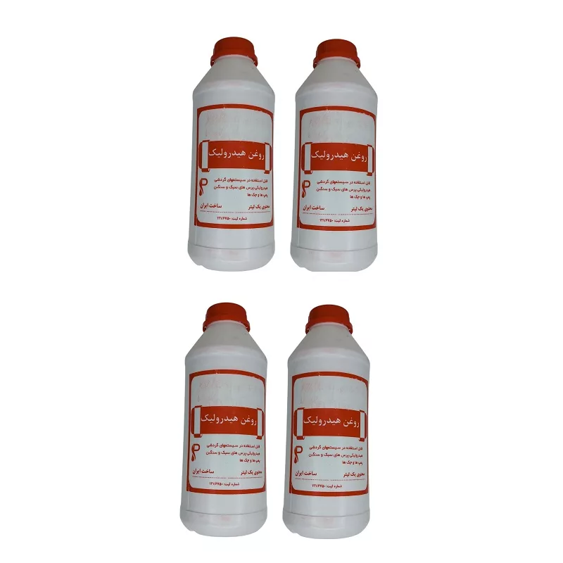 روغن هیدرولیک مدل HL10 حجم 1 لیتر بسته 4 عددی