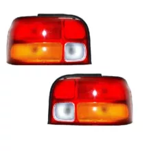 چراغ خطر عقب مدل km21  بدون سوکت مناسب برای پراید صبا بسته 2 عددی