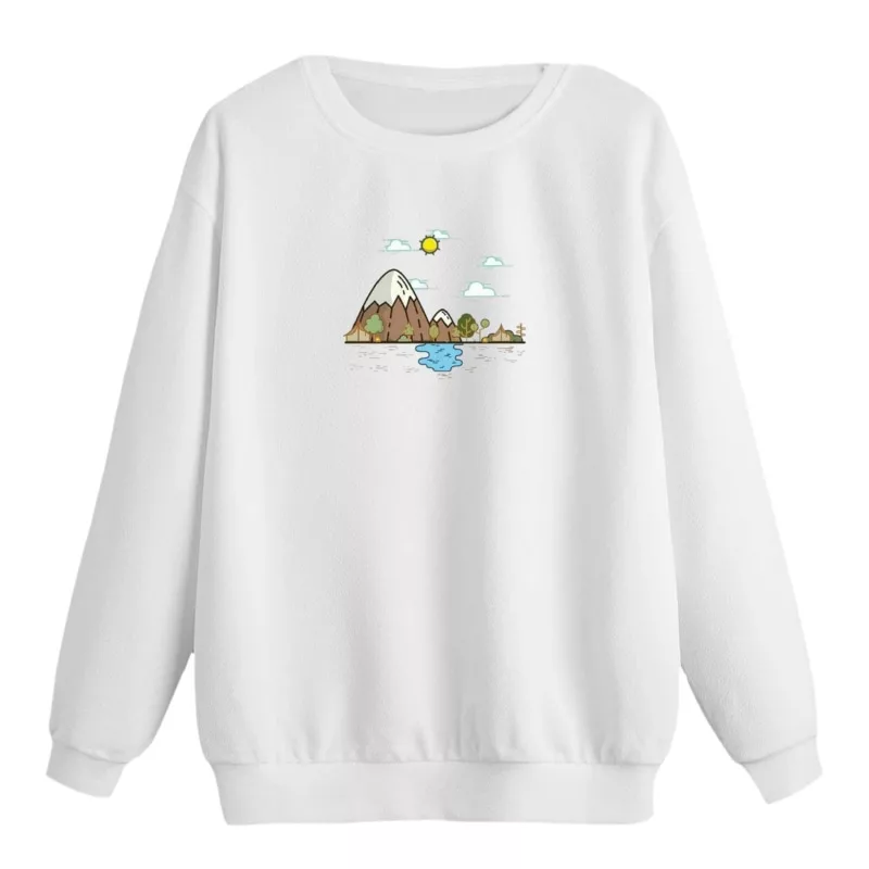 سویشرت زنانه مدل طبیعت