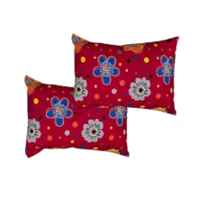رو بالشی مدل پاکتی طرح گلدار سایز 70×50 سانتی متر بسته 2 عددی