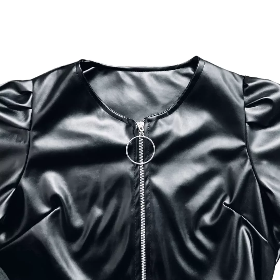 کت چرم زنانه مدل a