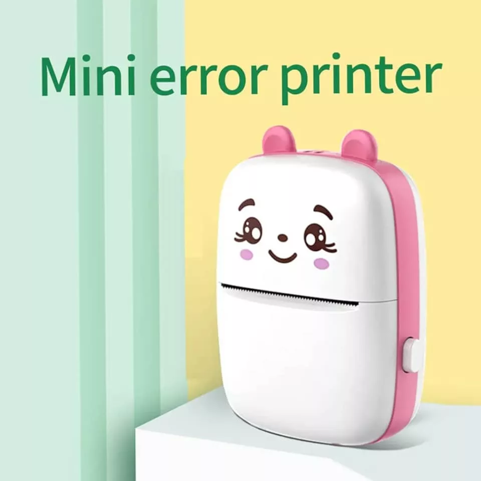 پرینتر لیبل زن ناب سل مدل پرتابل کد PIN01 به همراه سه عدد رول کاغذی