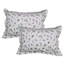 رو بالشی مدل پاکتی طرح برگ سایز 70*50 سانتی متر بسته 2 عددی