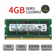رم لپ تاپ سامسونگ مدل DDR3 10600s MHz ظرفیت 4 گیگابایت