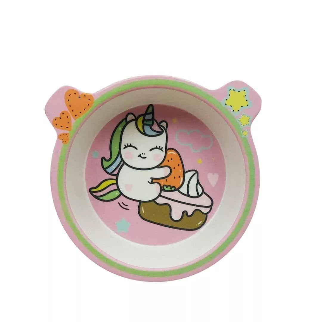 ظرف غذای 5 تکه کودک کوکو بامبو مدل یونیکورن تک شاخ
