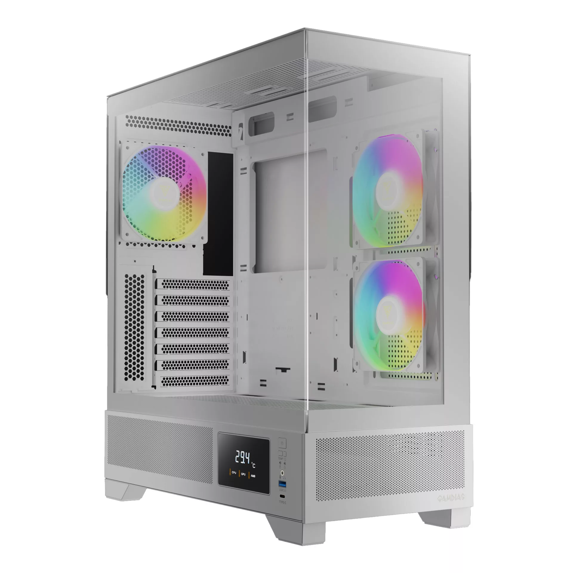 کیس کامپیوتر گیم دیاس مدل ATLAS M1 WH