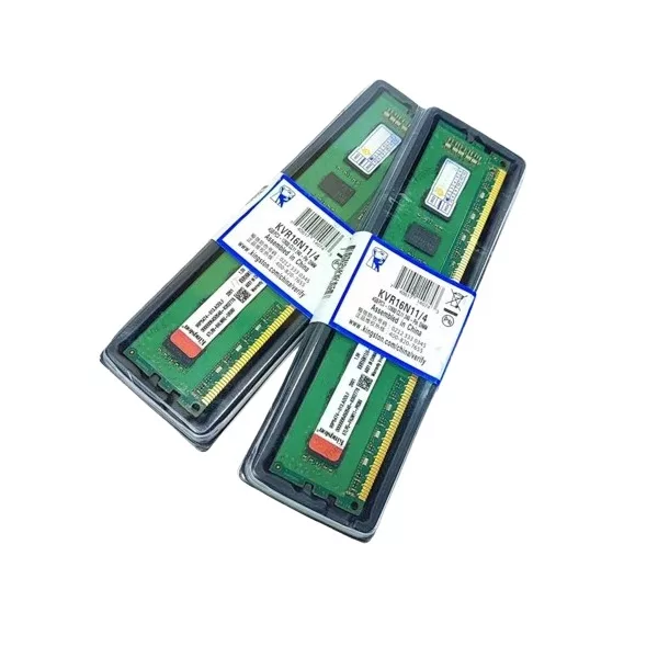 رم دسکتاپ DDR3 تک کاناله 1600 مگاهرتز CL11 کینگستون مدل KVR16N11/4 DIMM ظرفیت 4 گیگابایت