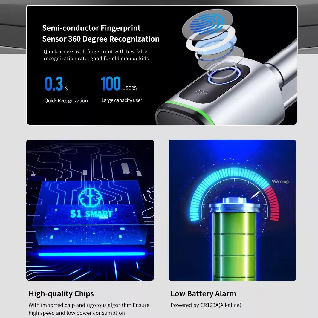 قفل هوشمند تویا مدل BLE VERSION- Keyless Smart Cylinder