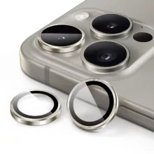 محافظ لنز دوربین شیشه‌ای اسپیگن مدل Optik Pro مناسب برای گوشی موبایل اپل iPhone 16 Pro Max