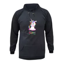 هودی زنانه مدل یونیکورن کد ۶ رنگ ذغال سنگی