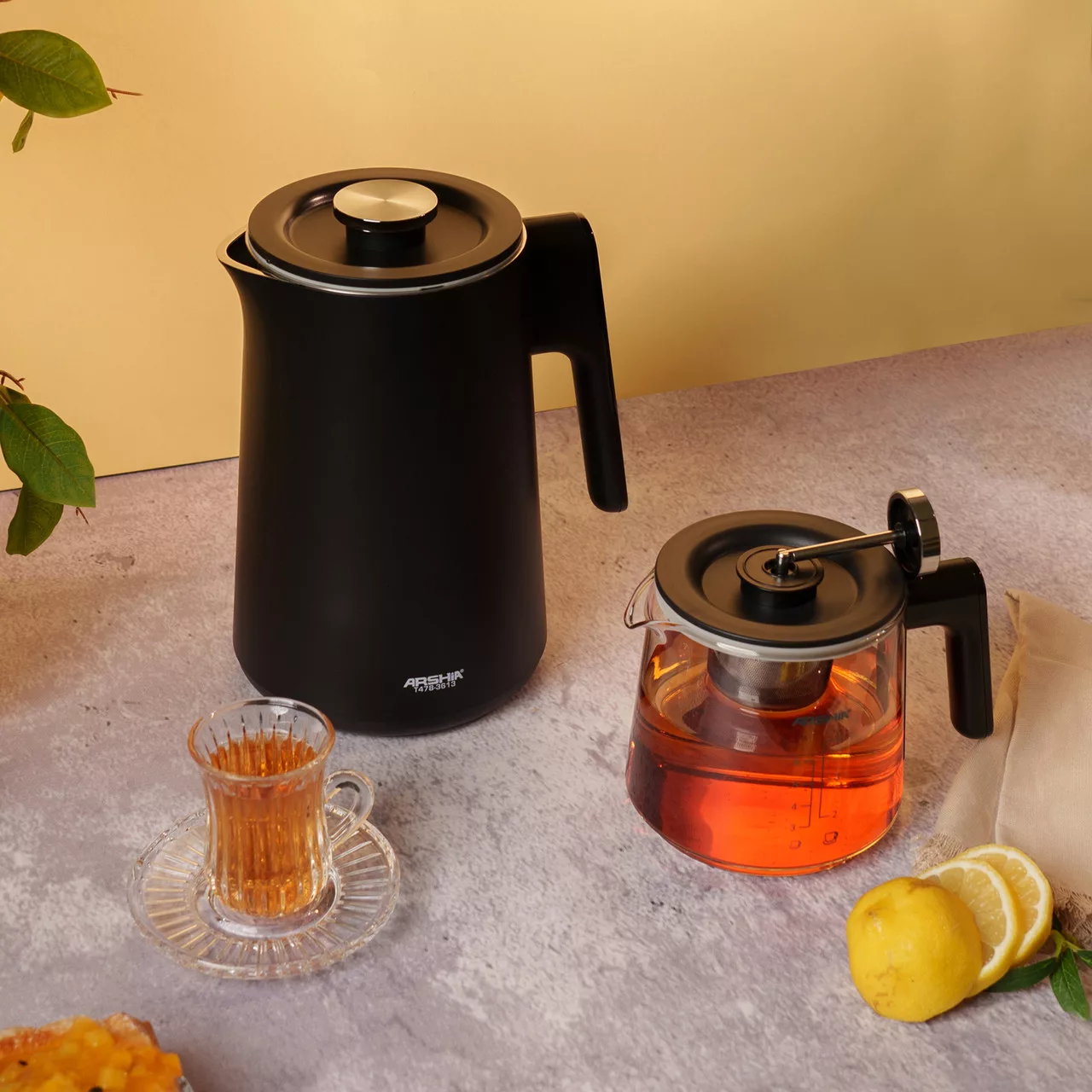 چای ساز روی هم عرشیا مدل T478-3612